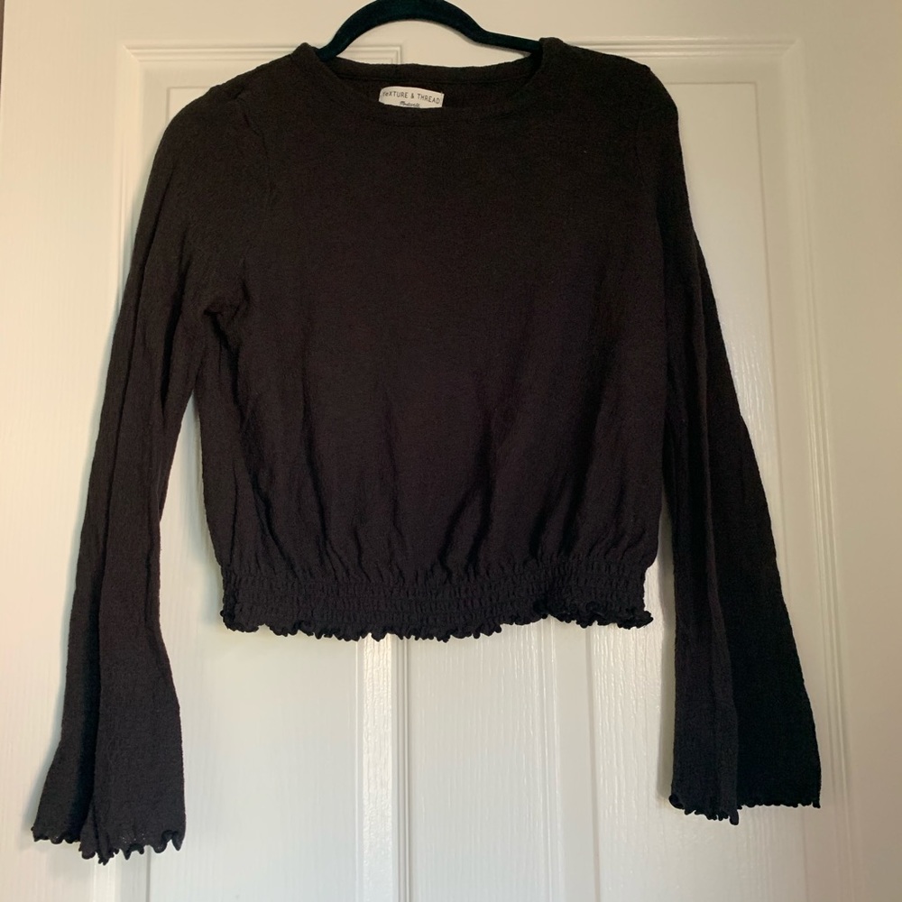Madewell texture and thread top